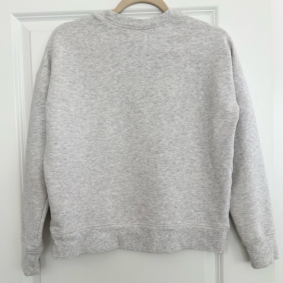 Madewell Sunkissed Beach Club Rainbow Lightweight Spring Sweatshirt - Light Grey - Picture 11 of 15